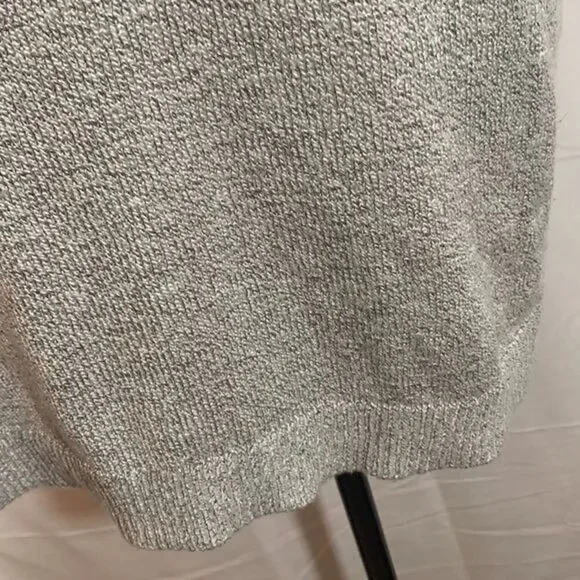 Torrid Grey Long Knit Tunic Sweater 3/4 Sleeve Top - Picture 6 of 7